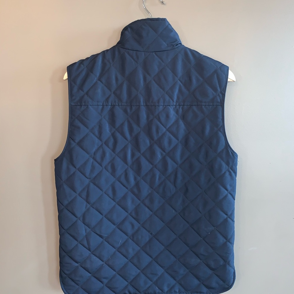 Banana Republic Men’s quilted vest navy size s - Picture 3 of 5